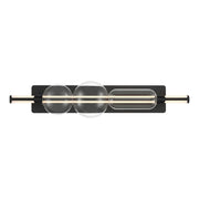 Eurofase Lucent 34 in. Integrated LED 3-CCT Bathroom Vanity Light, Matte Black
