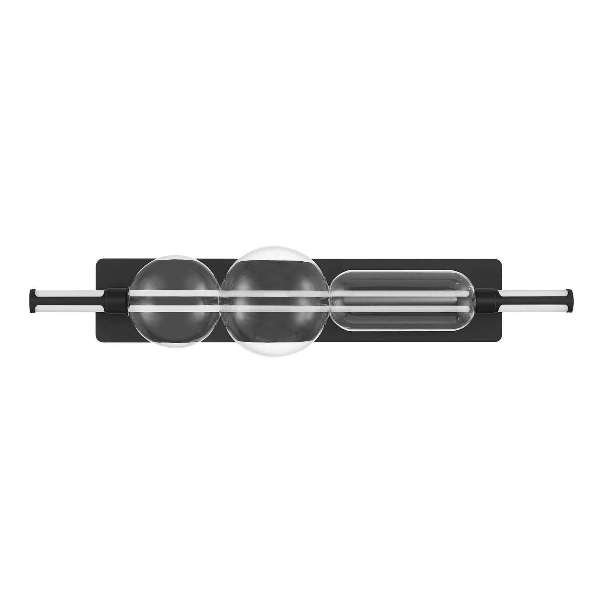 Eurofase Lucent 34 in. Integrated LED 3-CCT Bathroom Vanity Light, Matte Black