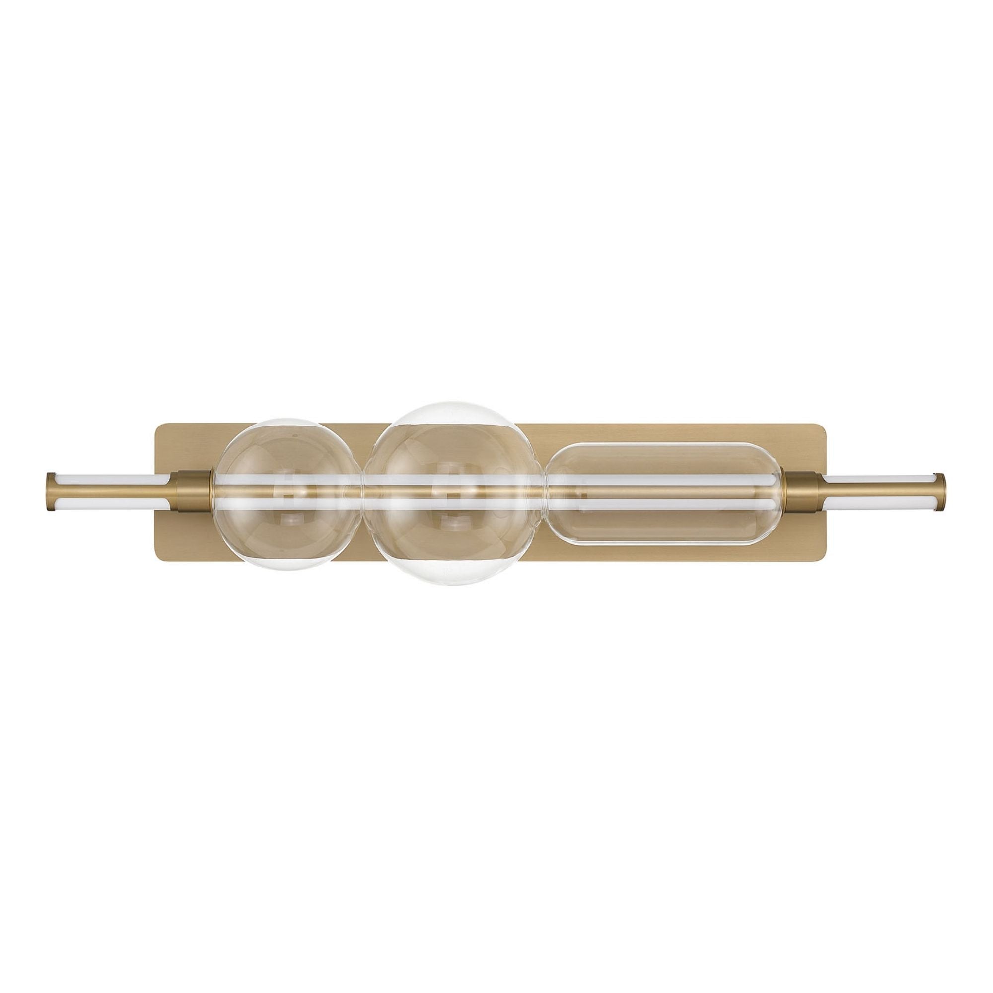 Eurofase Lucent 34 in. Integrated LED 3-CCT Bathroom Vanity Light, Gold