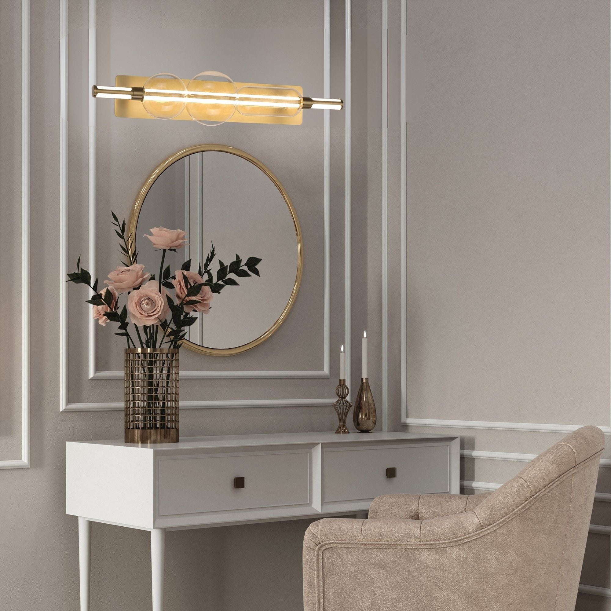 Eurofase Lucent LED 3-CCT Bathroom Vanity Light
