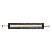 Eurofase Lucent 40 in. Integrated LED 3-CCT Bathroom Vanity Light, Matte Black