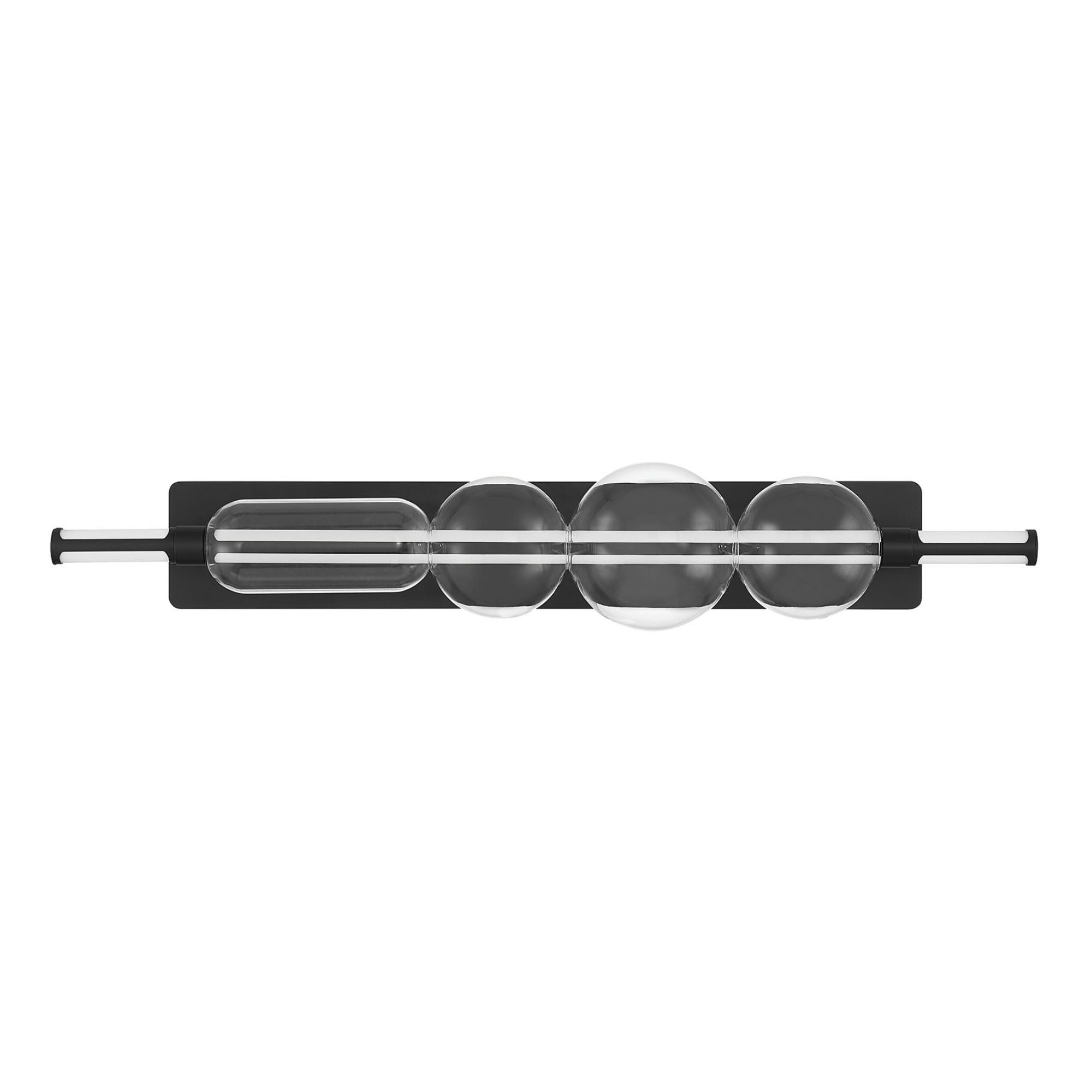 Eurofase Lucent 40 in. Integrated LED 3-CCT Bathroom Vanity Light, Matte Black