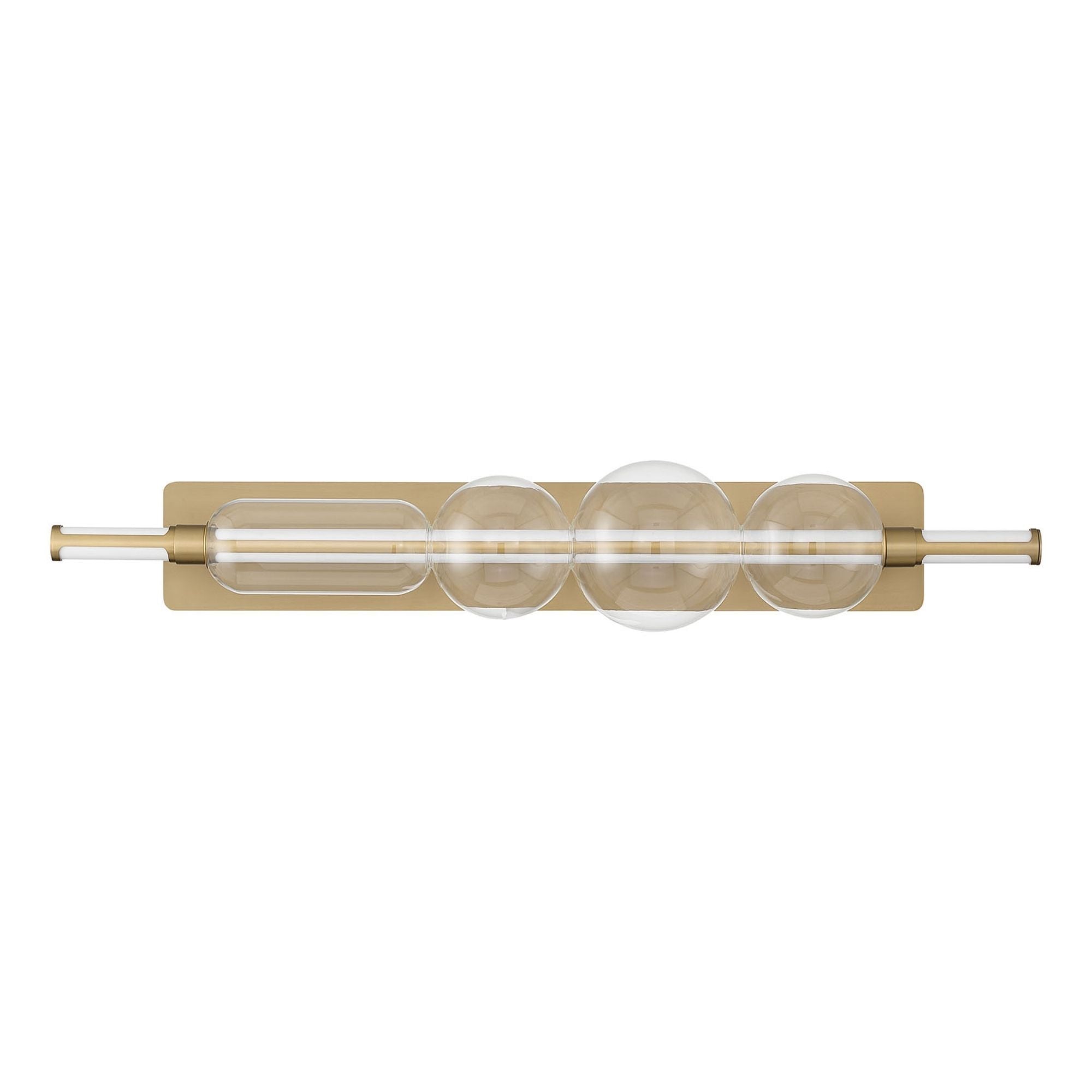 Eurofase Lucent 40 in. Integrated LED 3-CCT Bathroom Vanity Light, Gold
