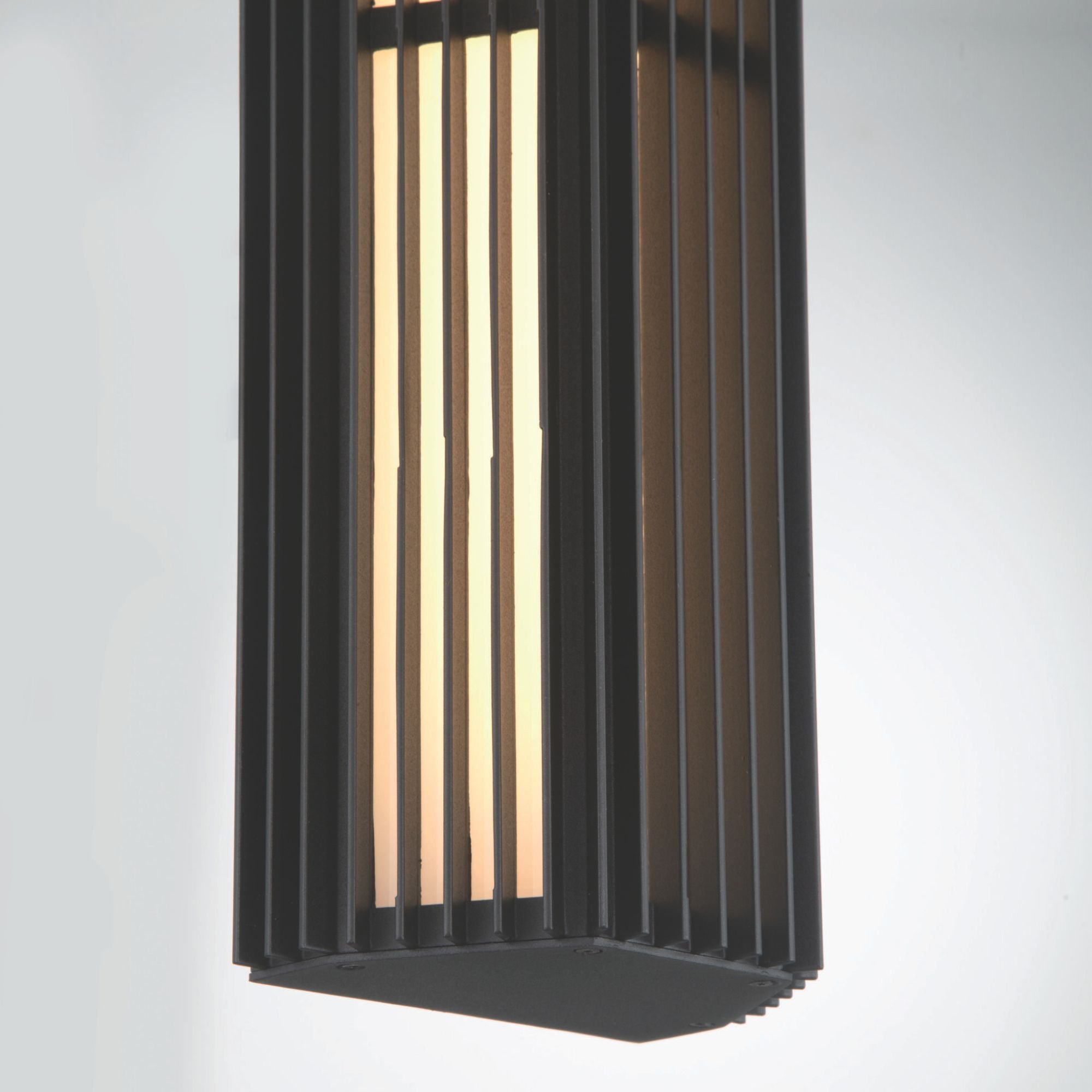 Eurofase Morton 18 in. Outdoor Sconce, Sand Black, Integrated LED