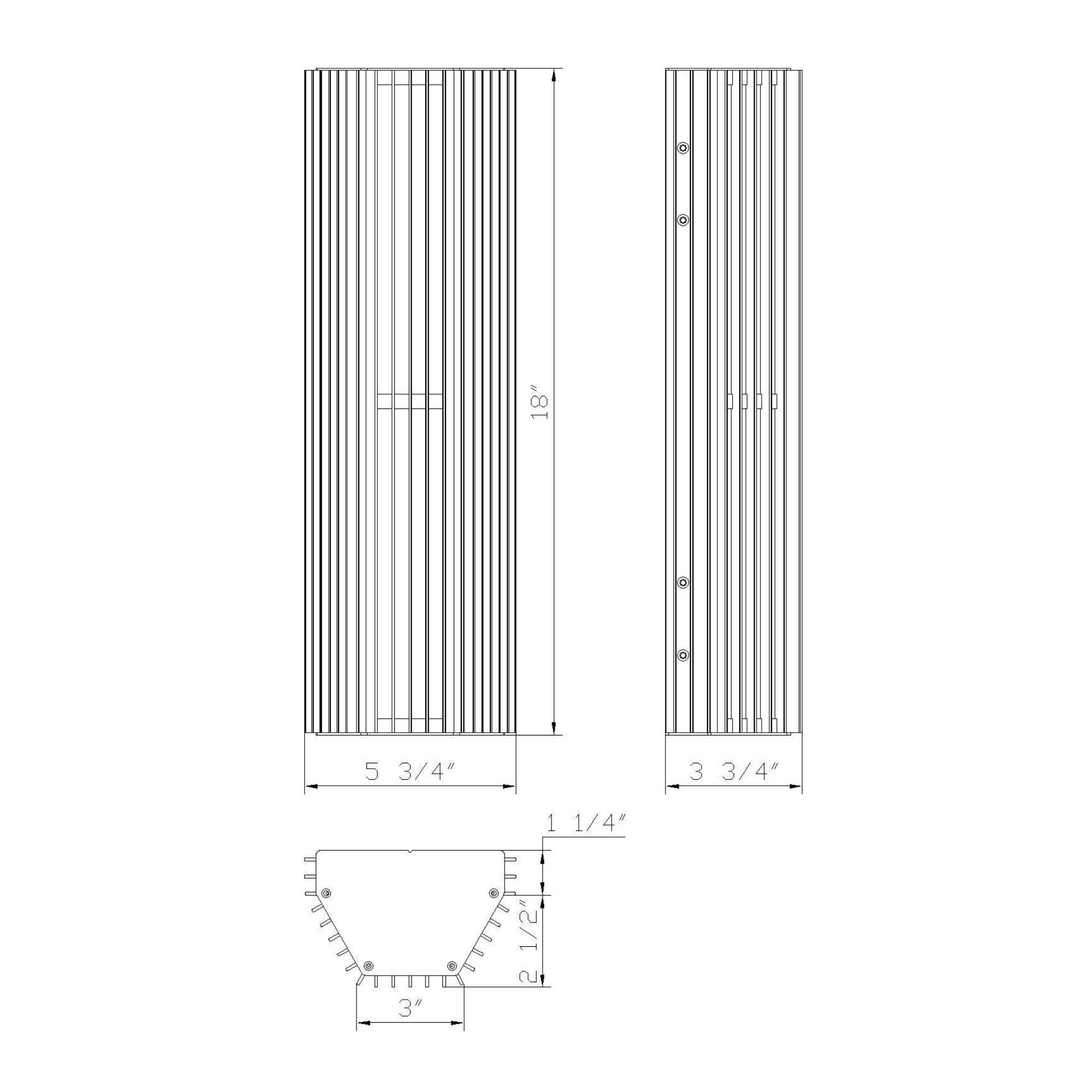 Eurofase Morton 18 in. Outdoor Sconce, Sand Black, Integrated LED
