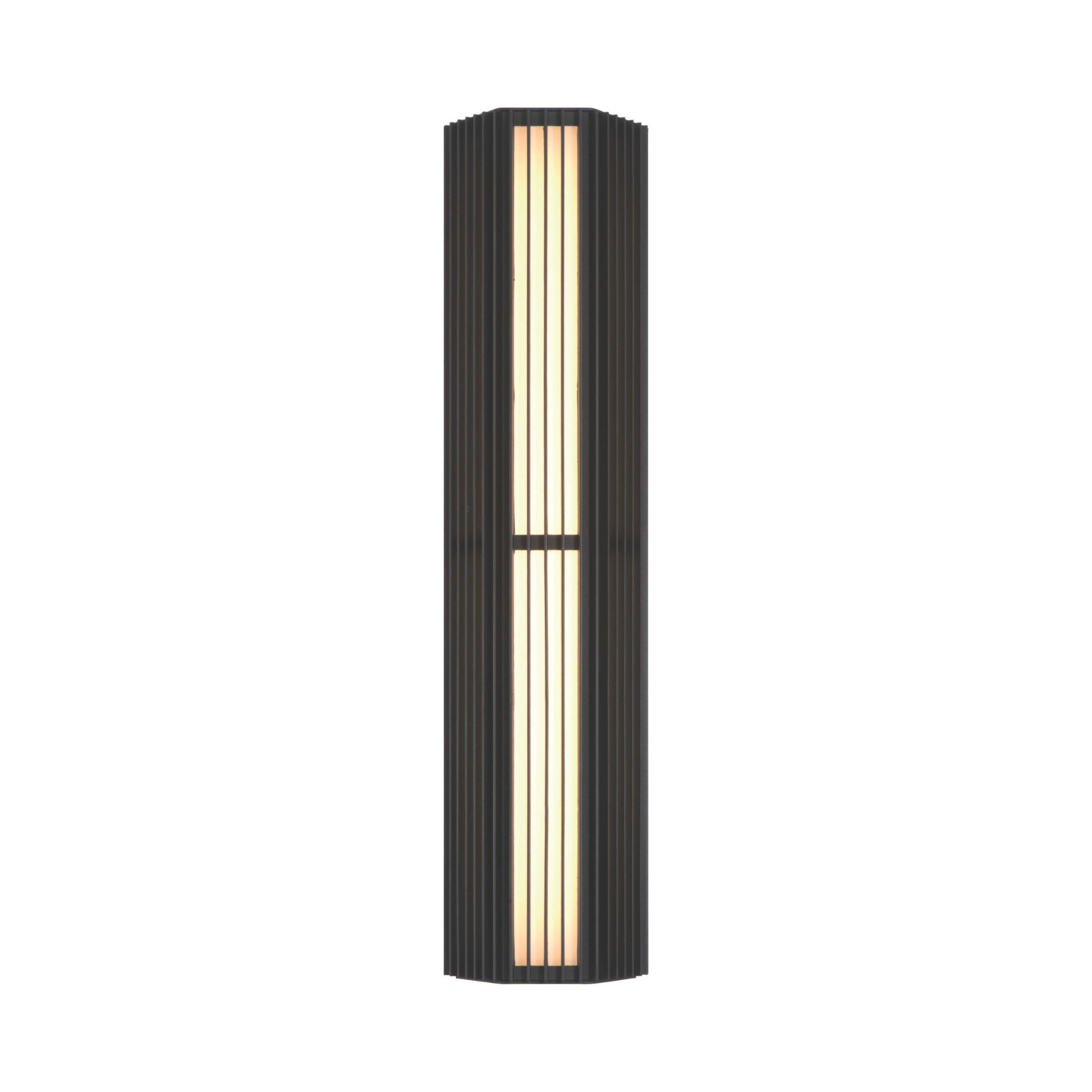 Eurofase Morton 24 in. Outdoor Sconce, Sand Black, Integrated LED