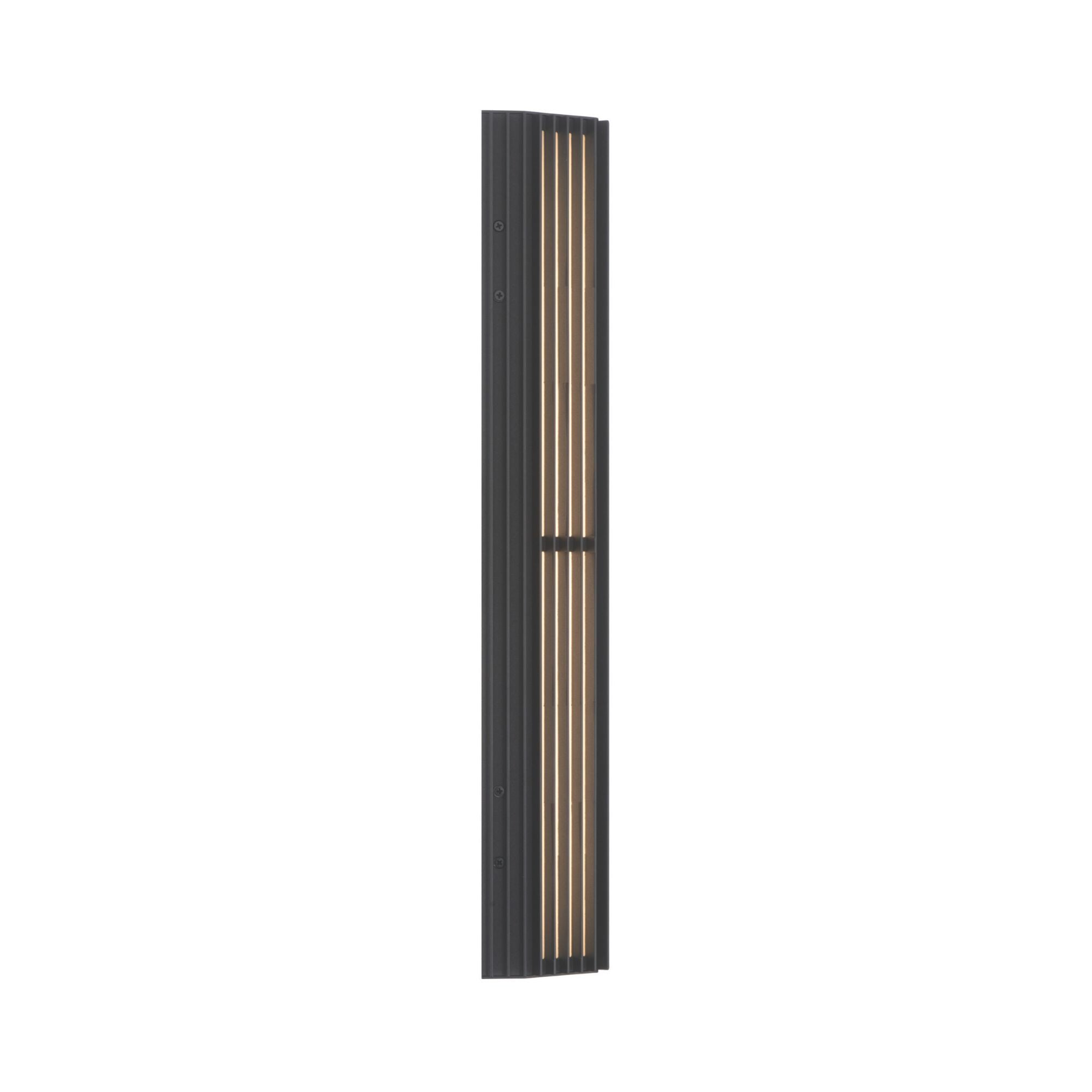 Eurofase Morton 24 in. Outdoor Sconce, Sand Black, Integrated LED