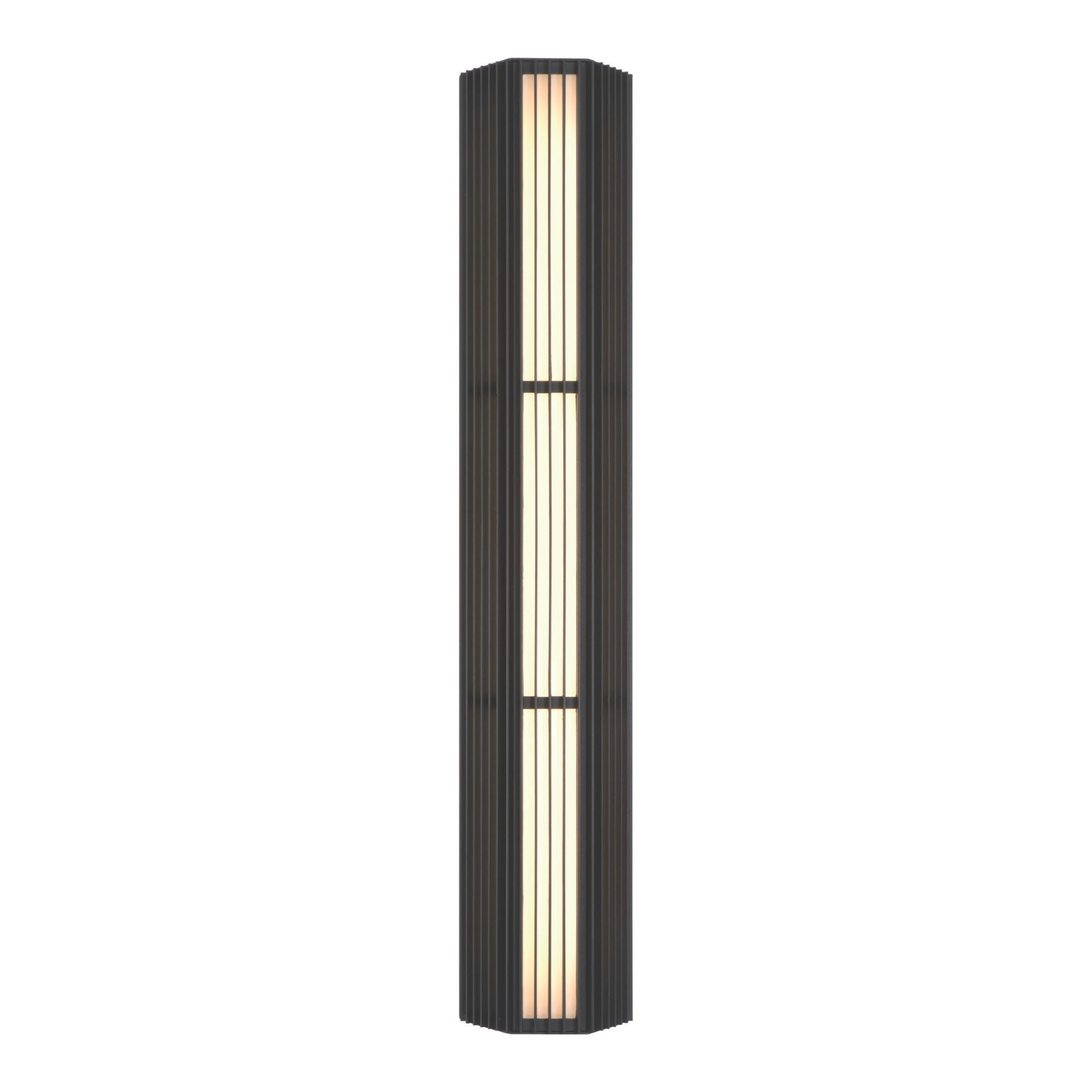 Eurofase Morton 32 in. Outdoor Sconce, Sand Black, Integrated LED