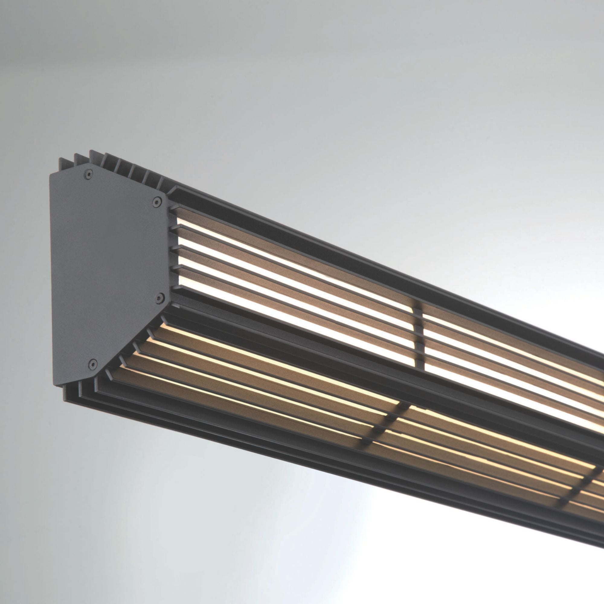 Eurofase Morton 32 in. Outdoor Sconce, Sand Black, Integrated LED