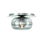 Nottingham 10" LED Flush Mount, Polished Nickel Finish