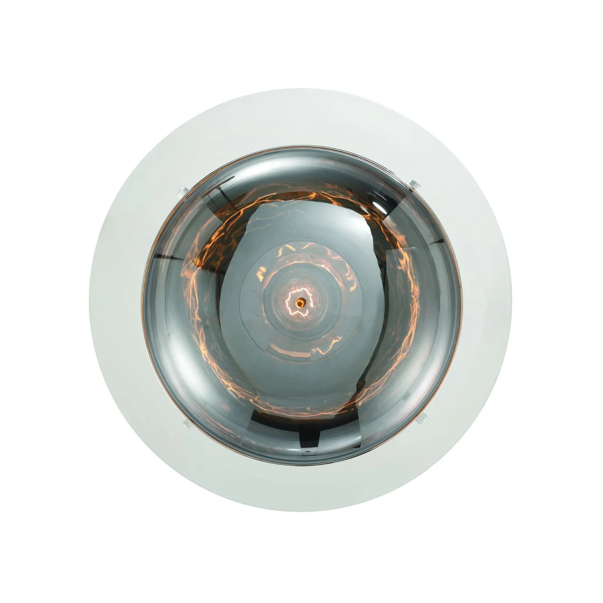 Nottingham 10" LED Flush Mount, Polished Nickel Finish
