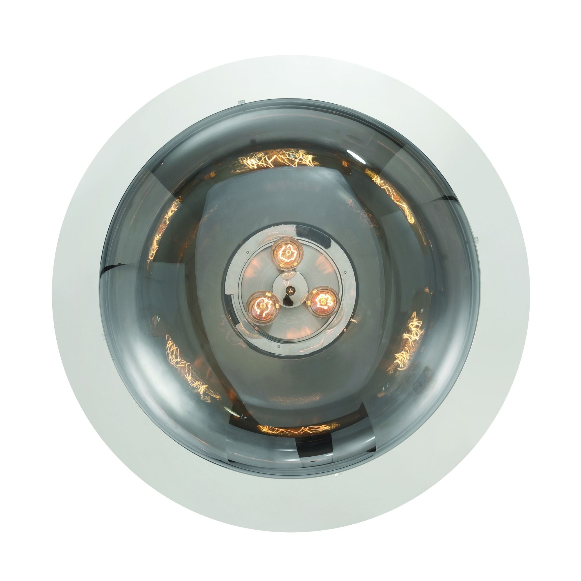 Nottingham 3-Light 20" LED Flush Mount, Polished Nickel Finish