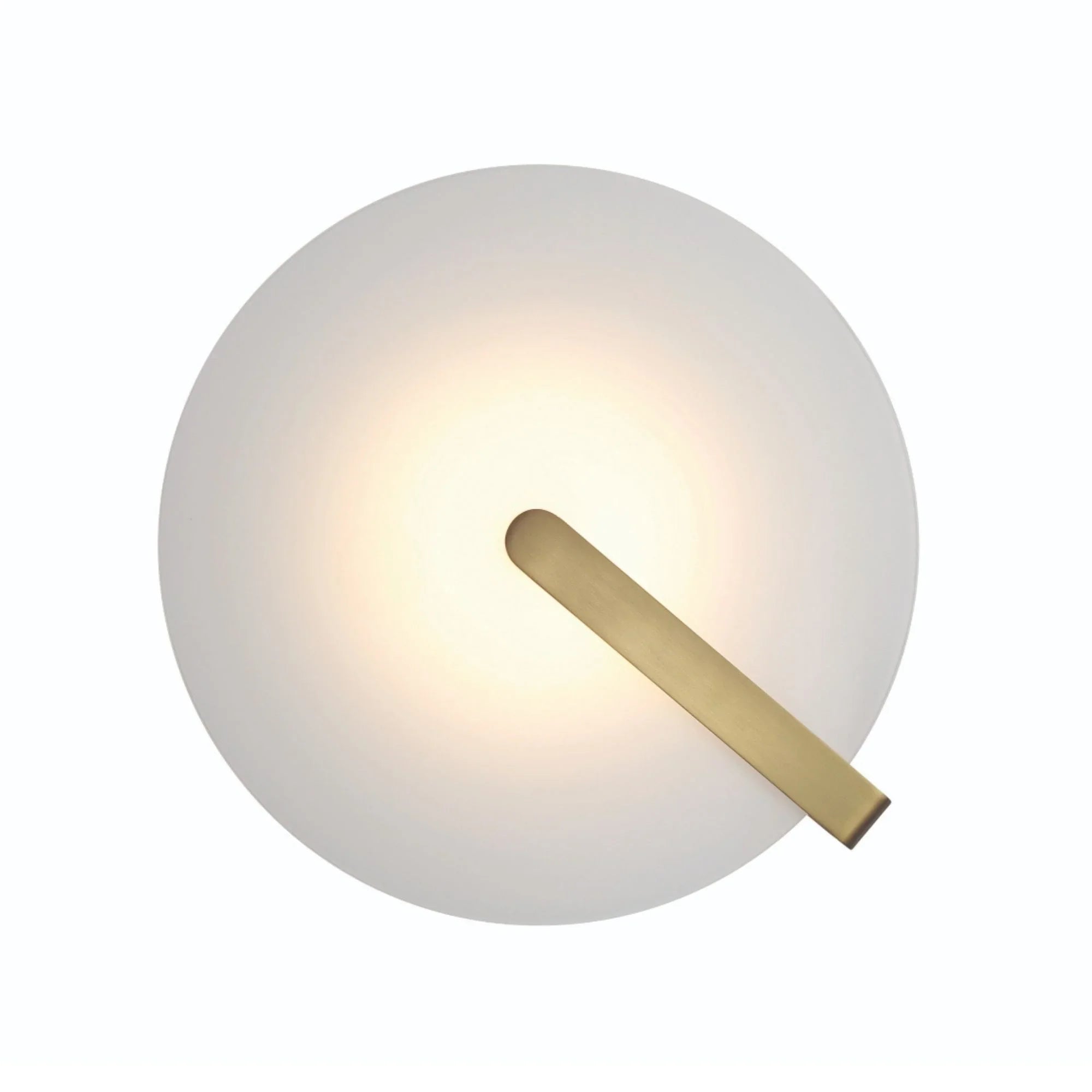 Nuvola 12" LED Semi-Flush Mount, Gold Finish