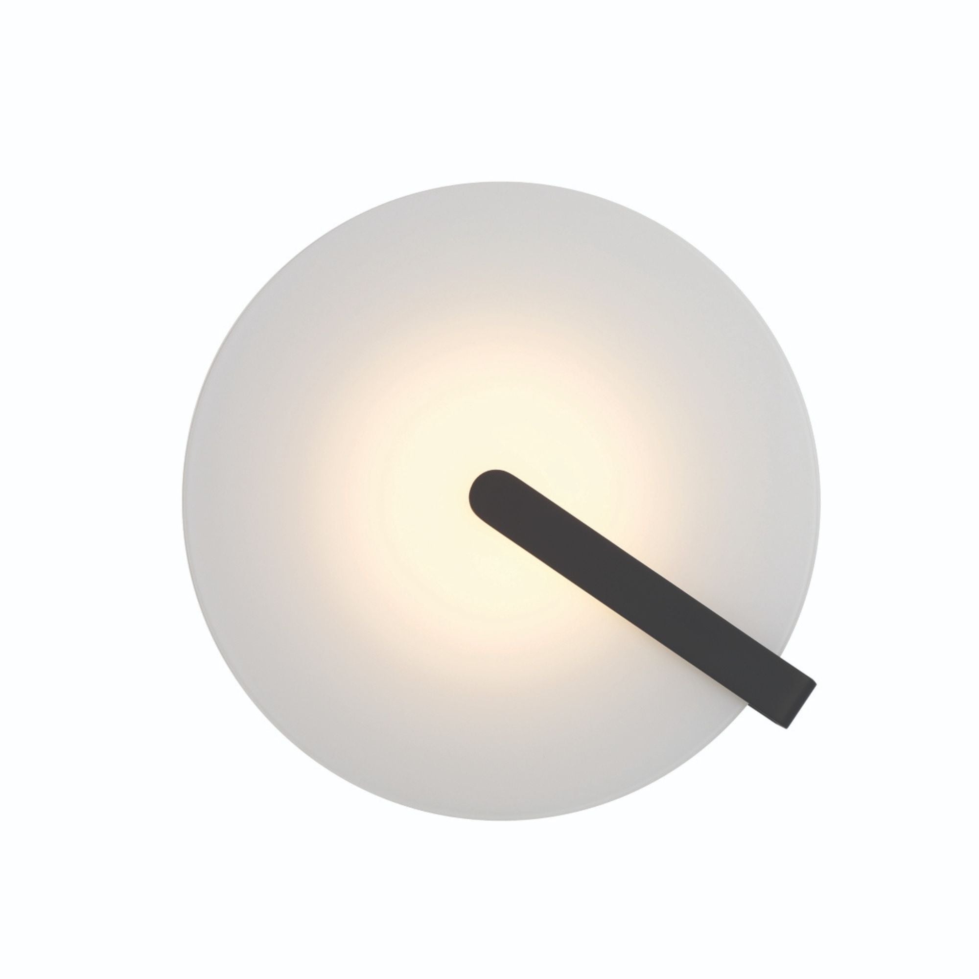 Nuvola 17" LED Semi-Flush Mount, Black Finish