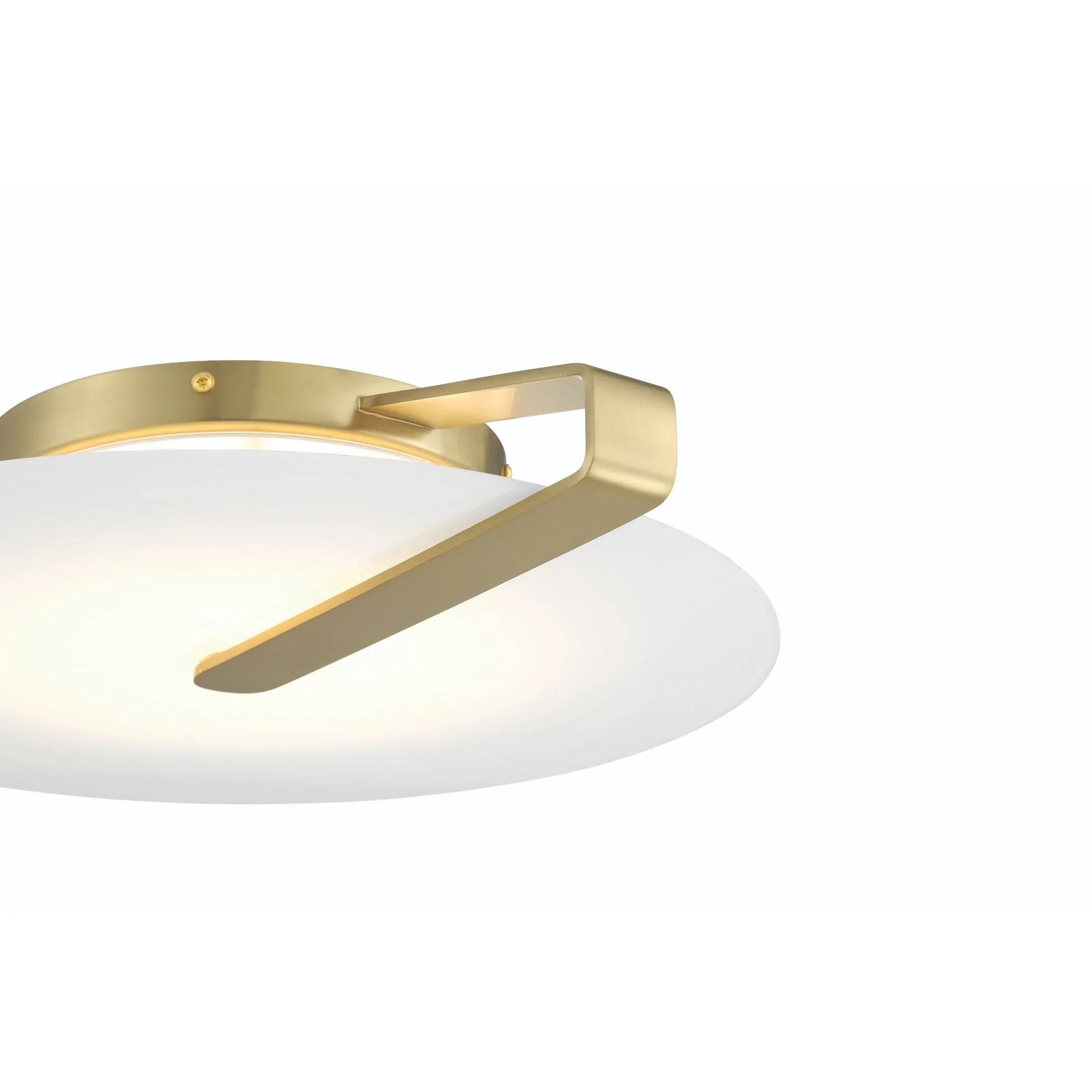 Eurofase Lighting - Nuvola 17" LED Semi-Flush Mount, Gold Finish | Bees Lighting