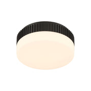 Eurofase Purgos 12 in. LED 5-CCT Flush Mount Light, Matte Black