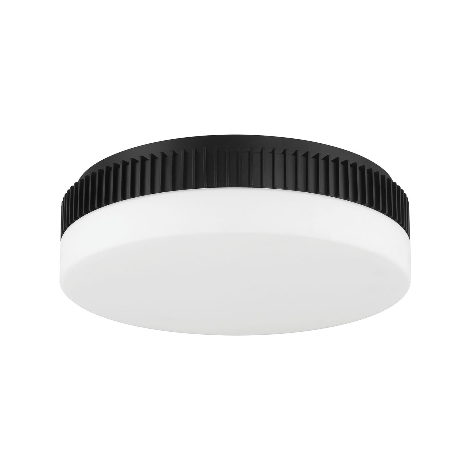 Eurofase Purgos 17.75 in. LED 5-CCT Flush Mount Light, Matte Black
