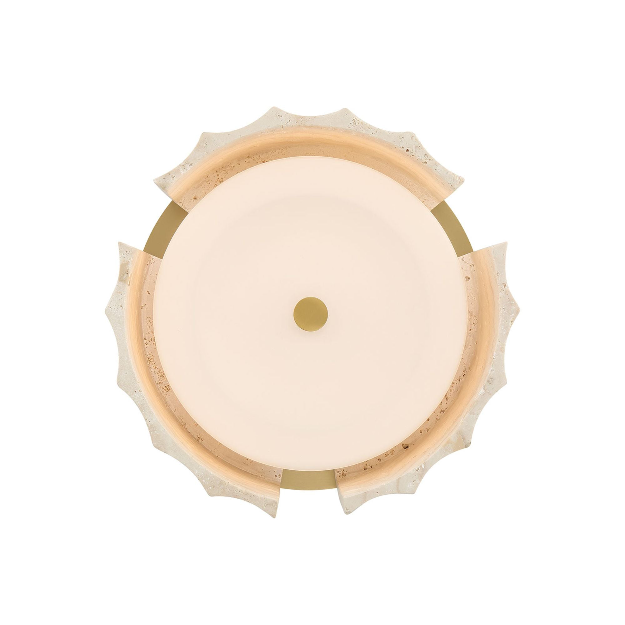 Eurofase Roslington 11.5 in. LED 5-CCT Flush Mount Light, Gold with Drum Shade