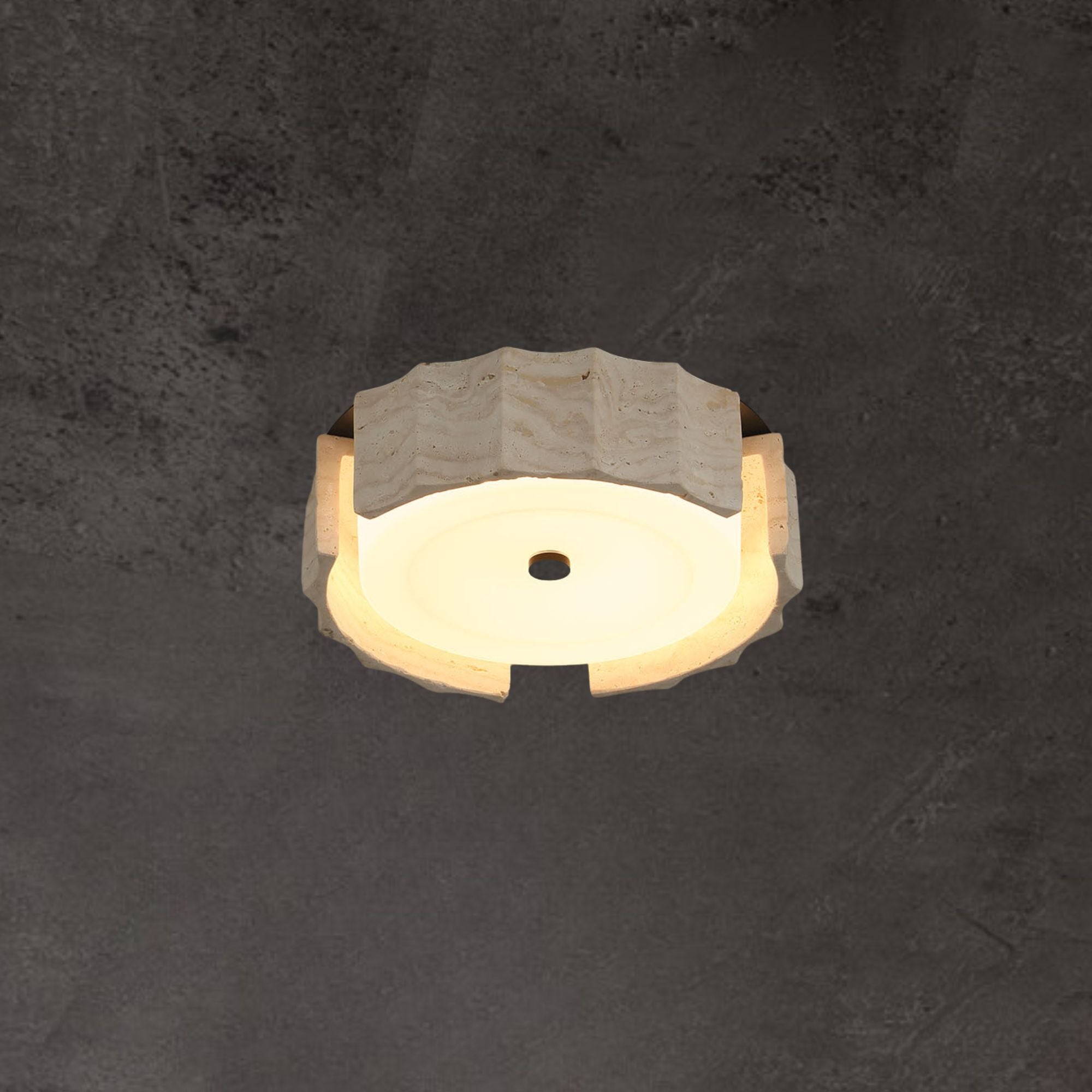 Eurofase Roslington 11.5 in. LED 5-CCT Flush Mount Light, Matte Black with Drum Shade