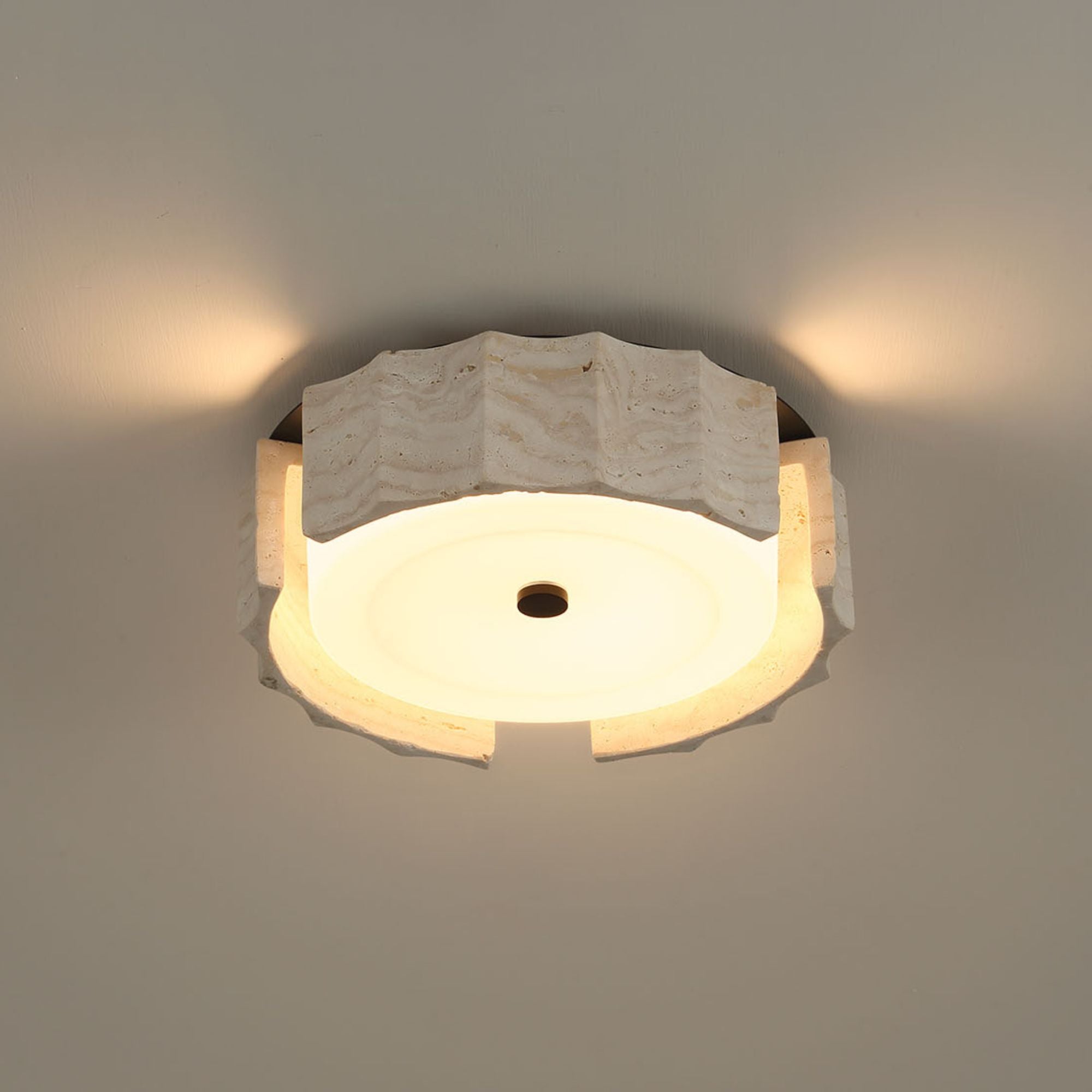 Eurofase Roslington 11.5 in. LED 5-CCT Flush Mount Light, Matte Black with Drum Shade