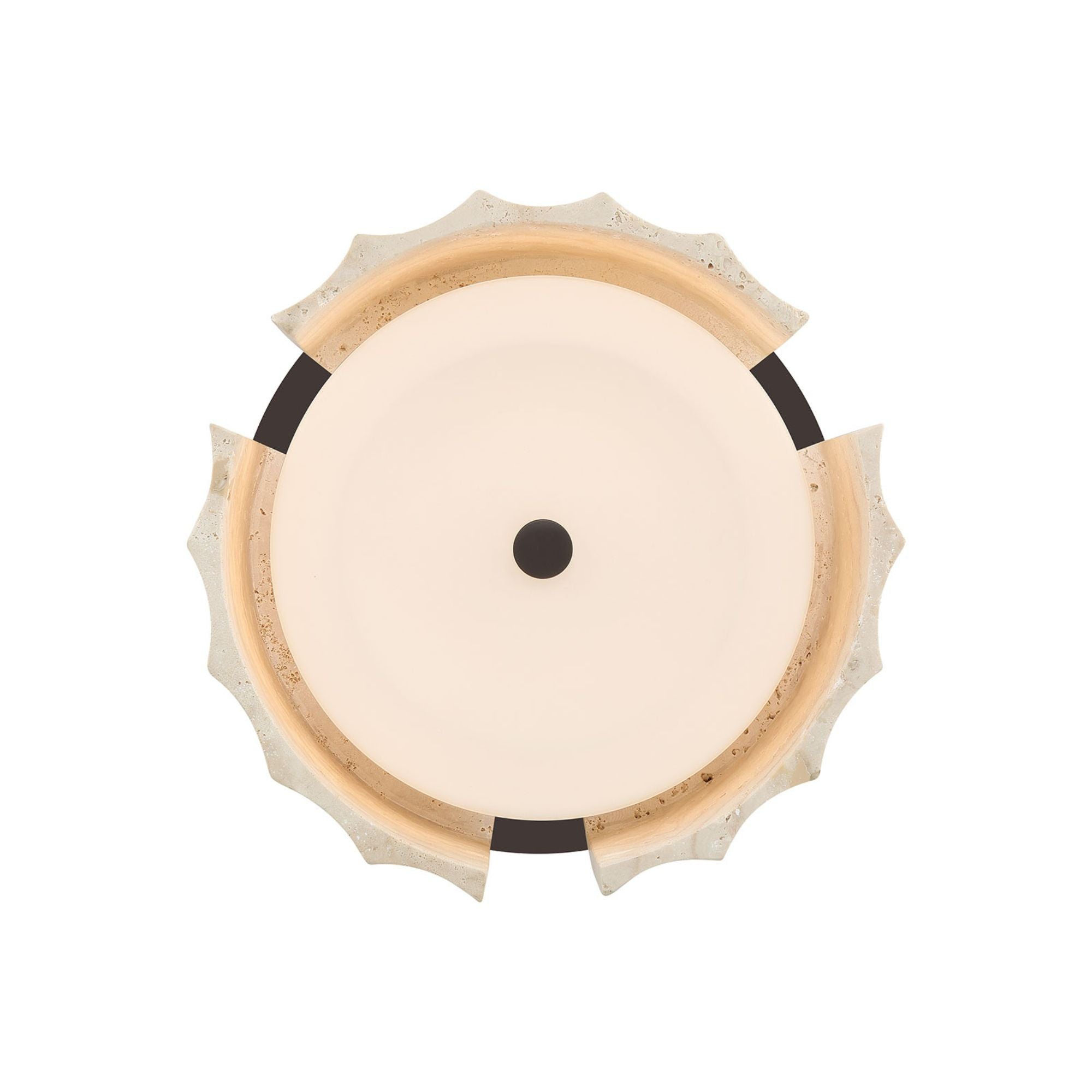 Eurofase Roslington 11.5 in. LED 5-CCT Flush Mount Light, Matte Black with Drum Shade