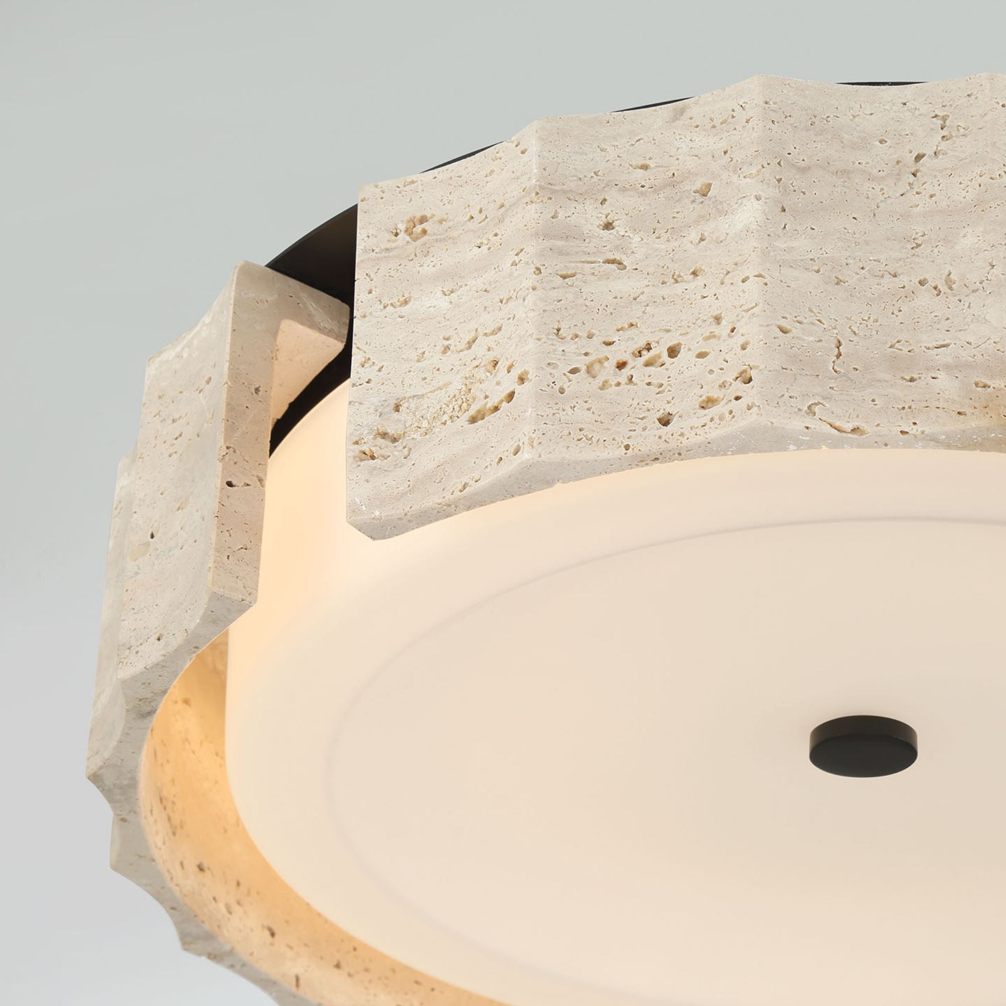 Eurofase Roslington 17.5 in. LED 5-CCT Flush Mount Light, Matte Black with Drum Shade