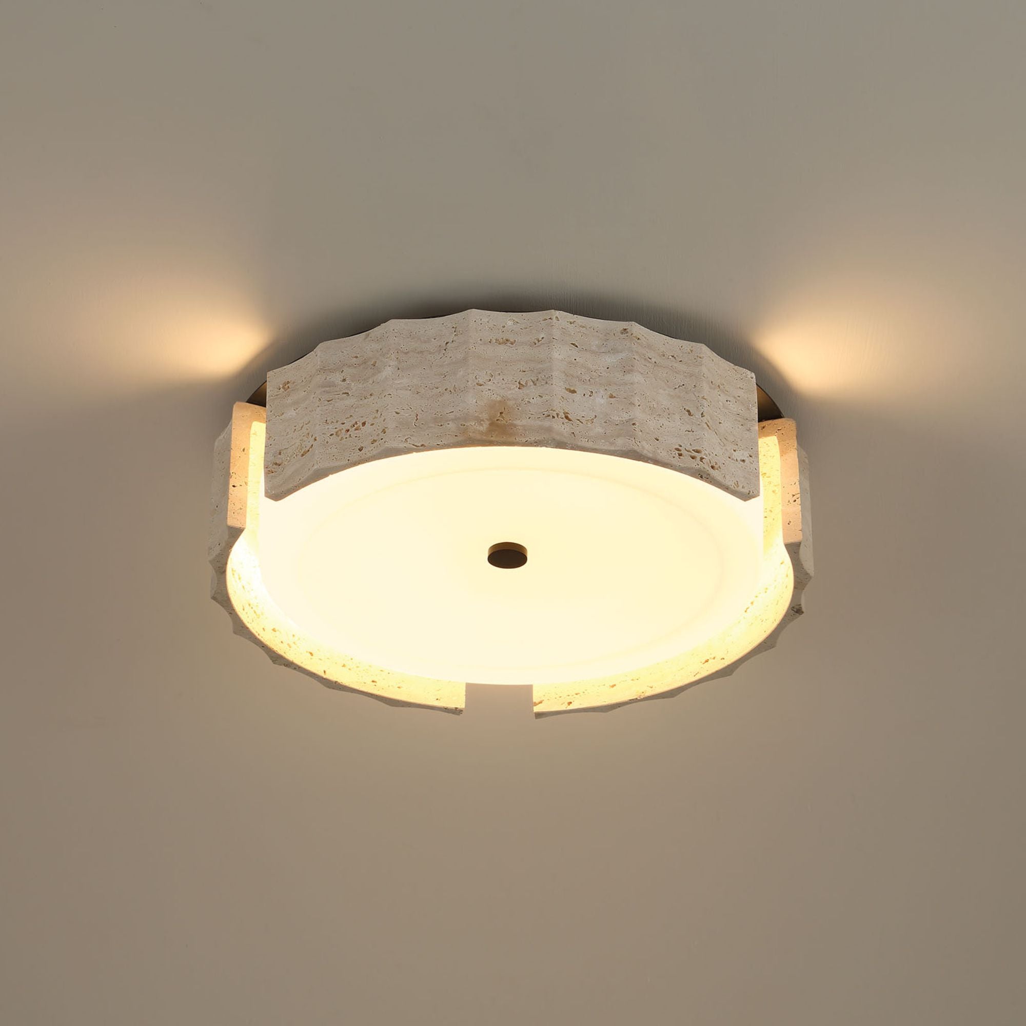 Eurofase Roslington 17.5 in. LED 5-CCT Flush Mount Light, Matte Black with Drum Shade