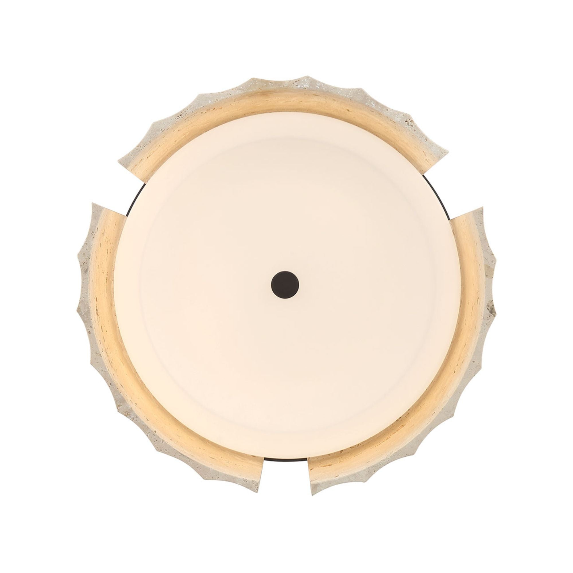 Eurofase Roslington 17.5 in. LED 5-CCT Flush Mount Light, Matte Black with Drum Shade