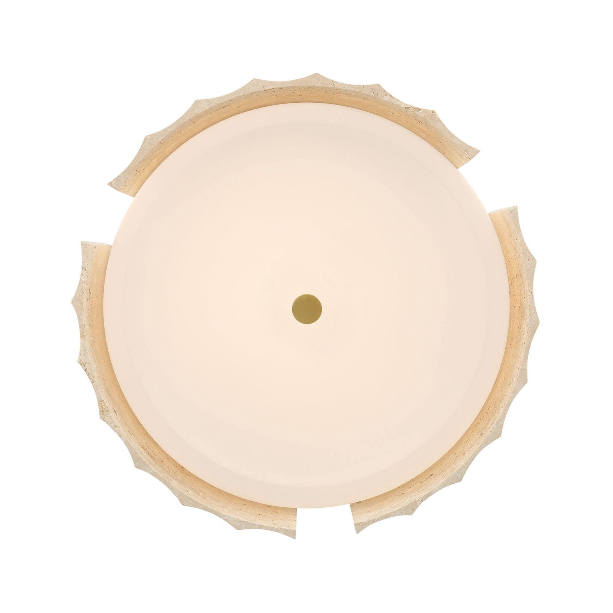 Eurofase Roslington 23.75 in. LED 5-CCT Flush Mount Light, Gold with Drum Shade