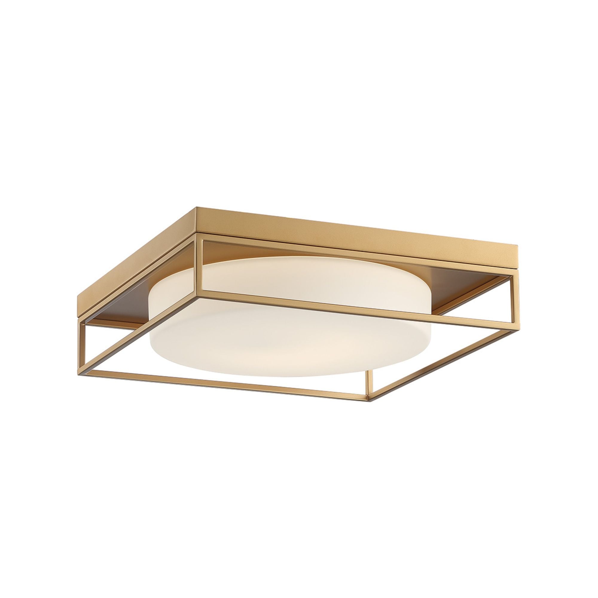 Rover 15" LED Flush Mount, Gold Finish