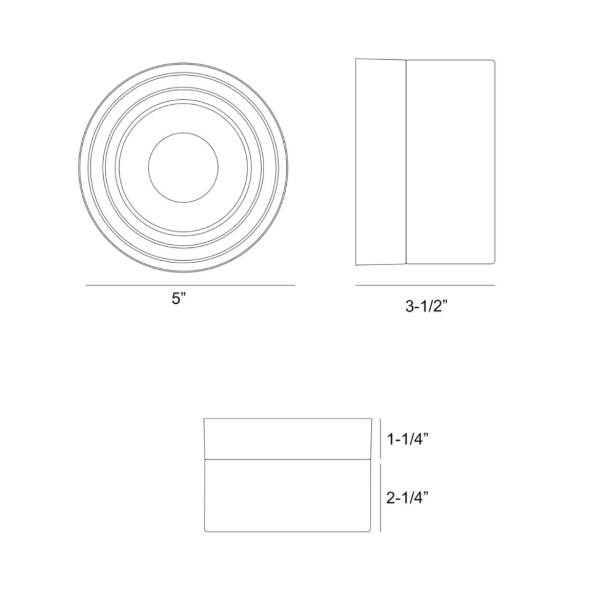 Eurofase Sternn 5 in. Outdoor Sconce, Matte Black with Clear Wave Glass