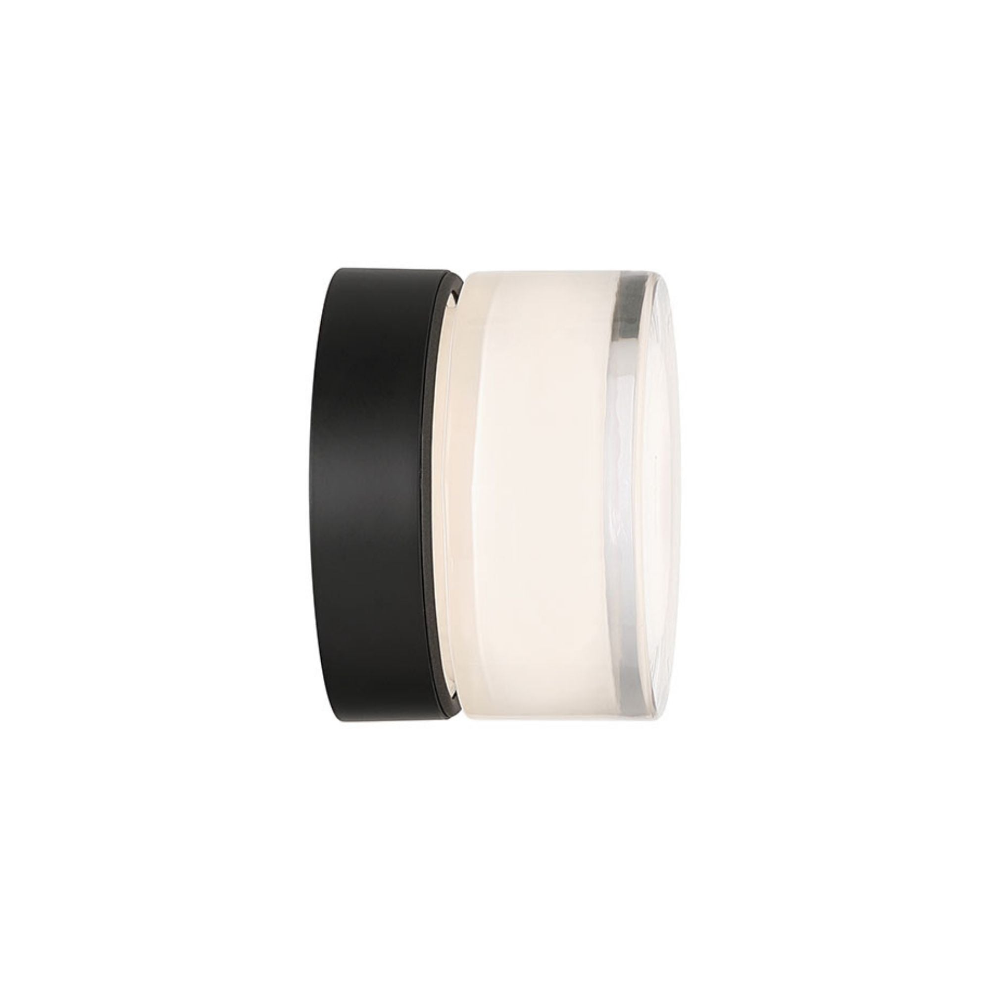 Eurofase Sternn Outdoor Sconce, Matte Black with Clear Smooth Glass