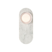 Eurofase Sternn 15 in. Outdoor Sconce, Marble White with Clear Smooth Glass