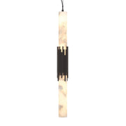Eurofase Venna 28.5 in. Pendant Light, Urban Bronze with Genuine Alabaster