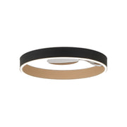 Verdura 15" LED Flush Mount, Black Finish