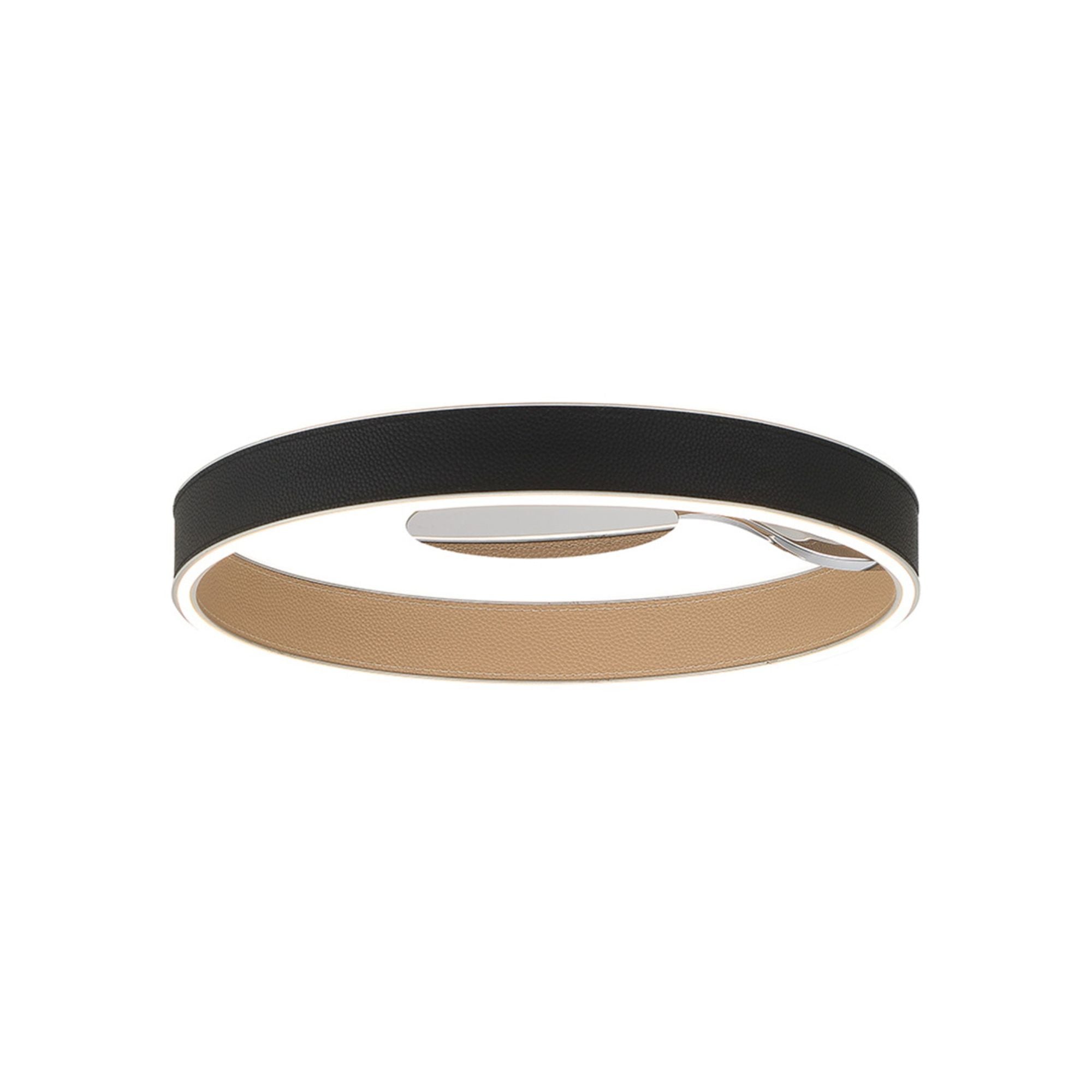 Verdura 15" LED Flush Mount, Black Finish