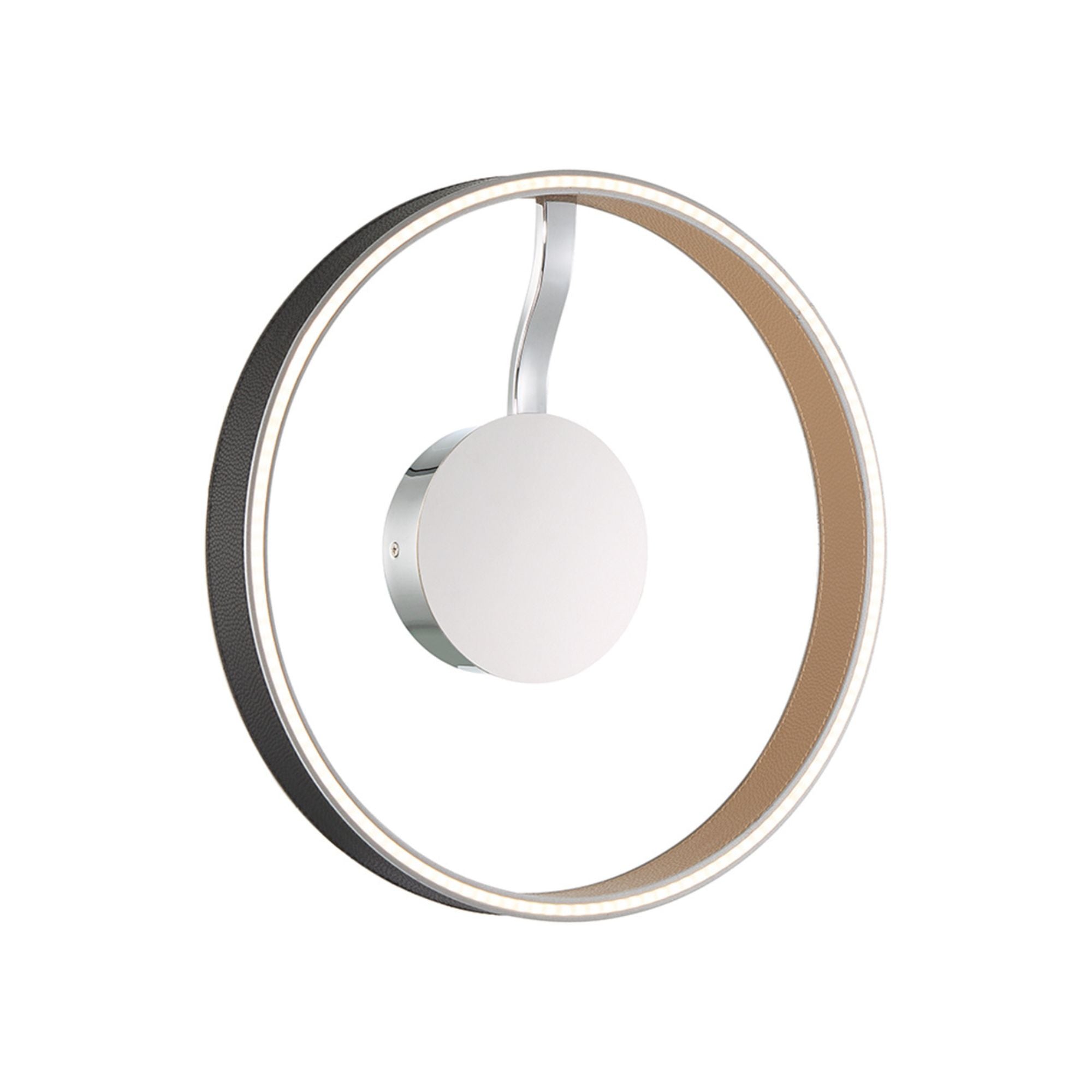 Verdura 15" LED Flush Mount, Black Finish