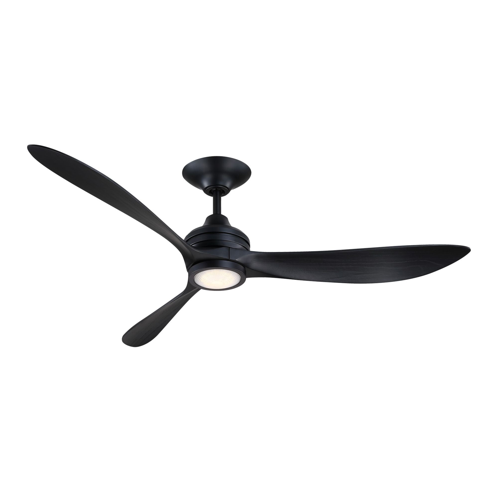 Aviara 60" Black Ceiling Fan with LED CCT Select Light Kit