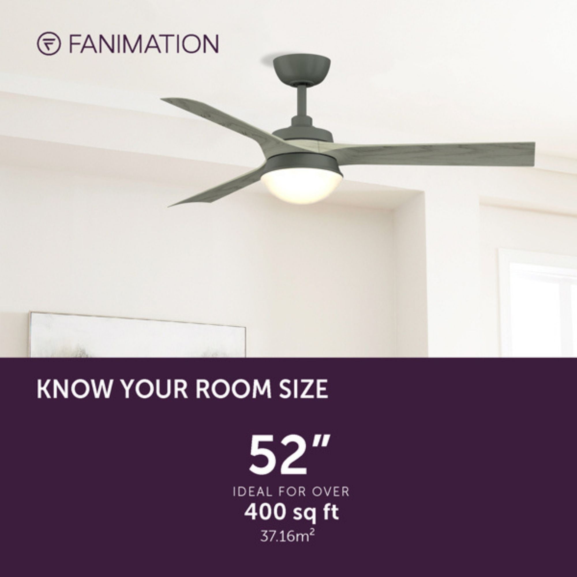 Barlow 52" Graphite LED Ceiling Fan