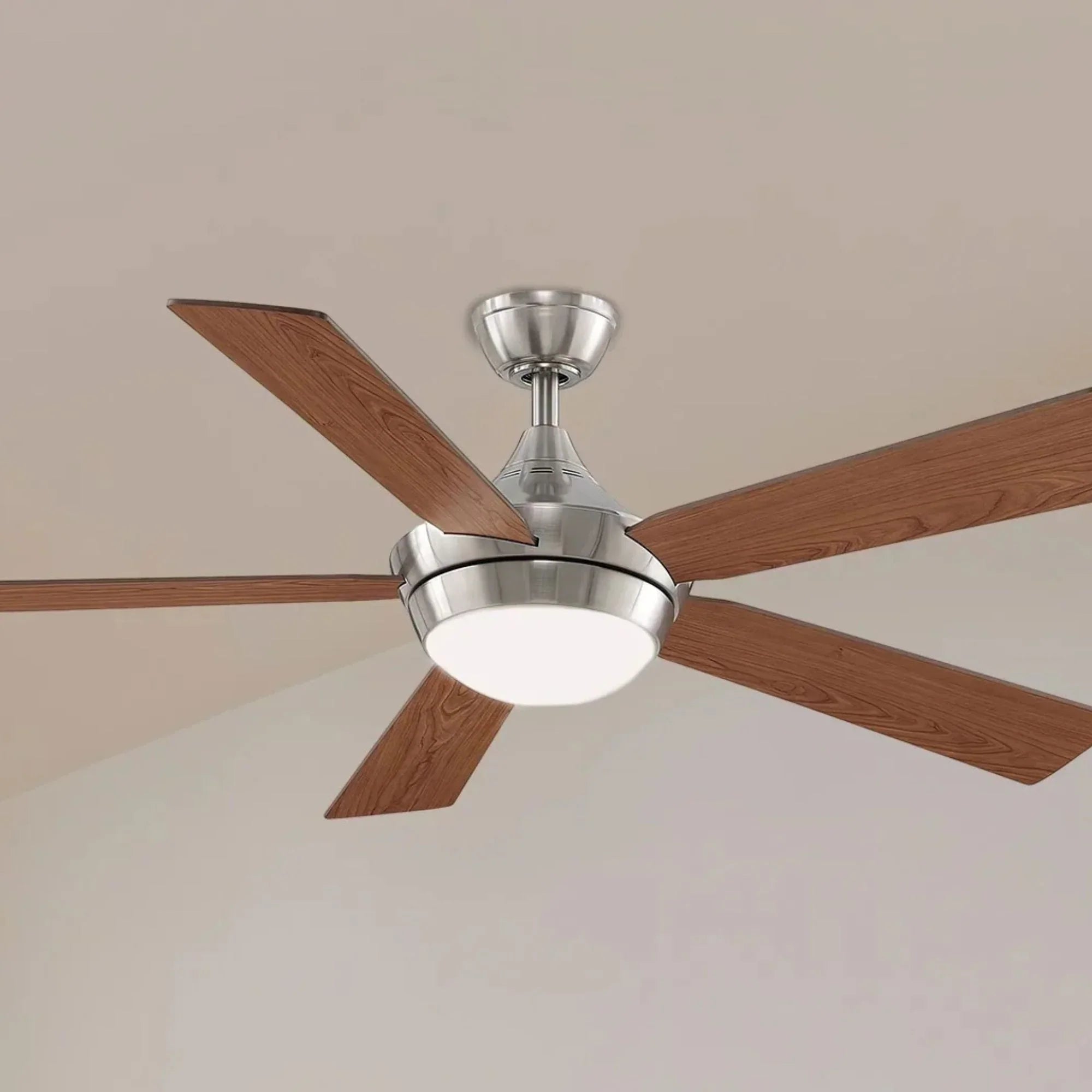 Celano V2 52" Brushed Nickel LED Ceiling Fan with Remote