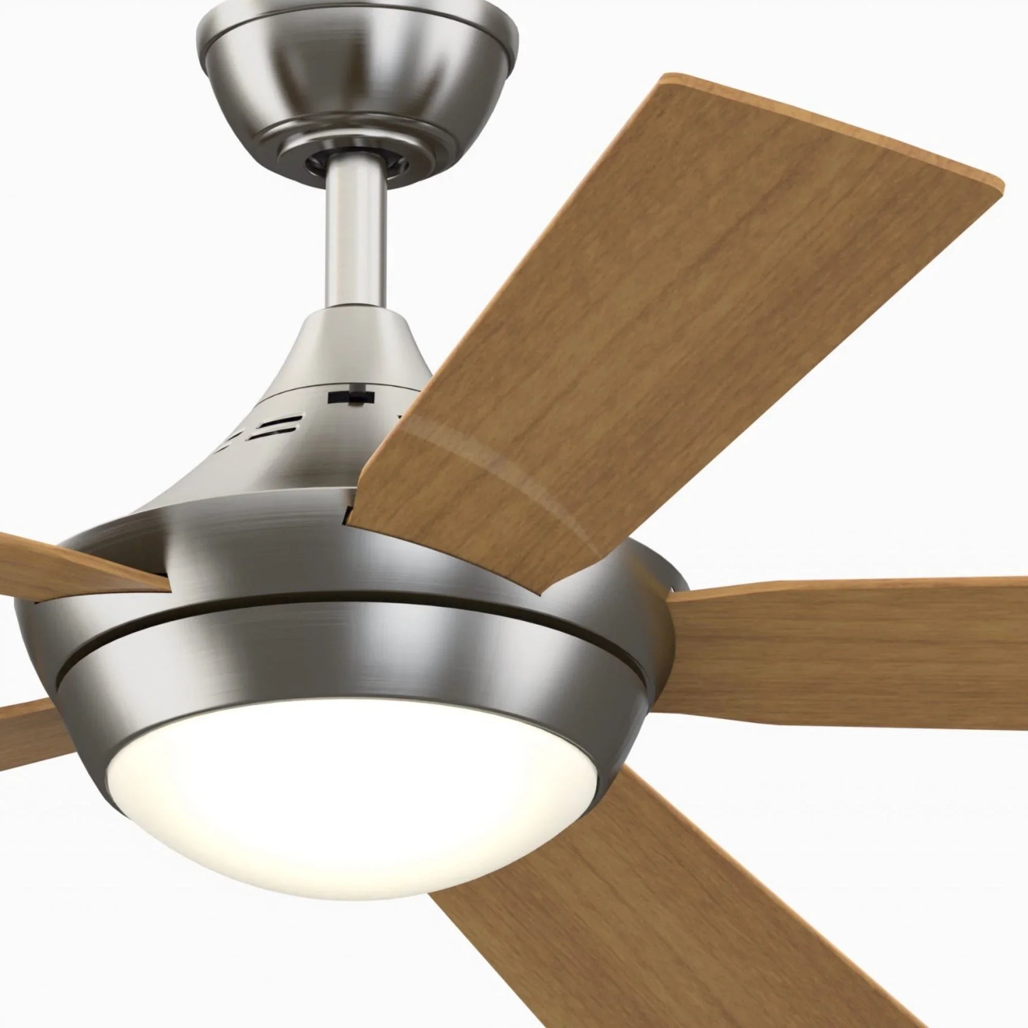 Celano V2 52" Brushed Nickel LED Ceiling Fan with Remote
