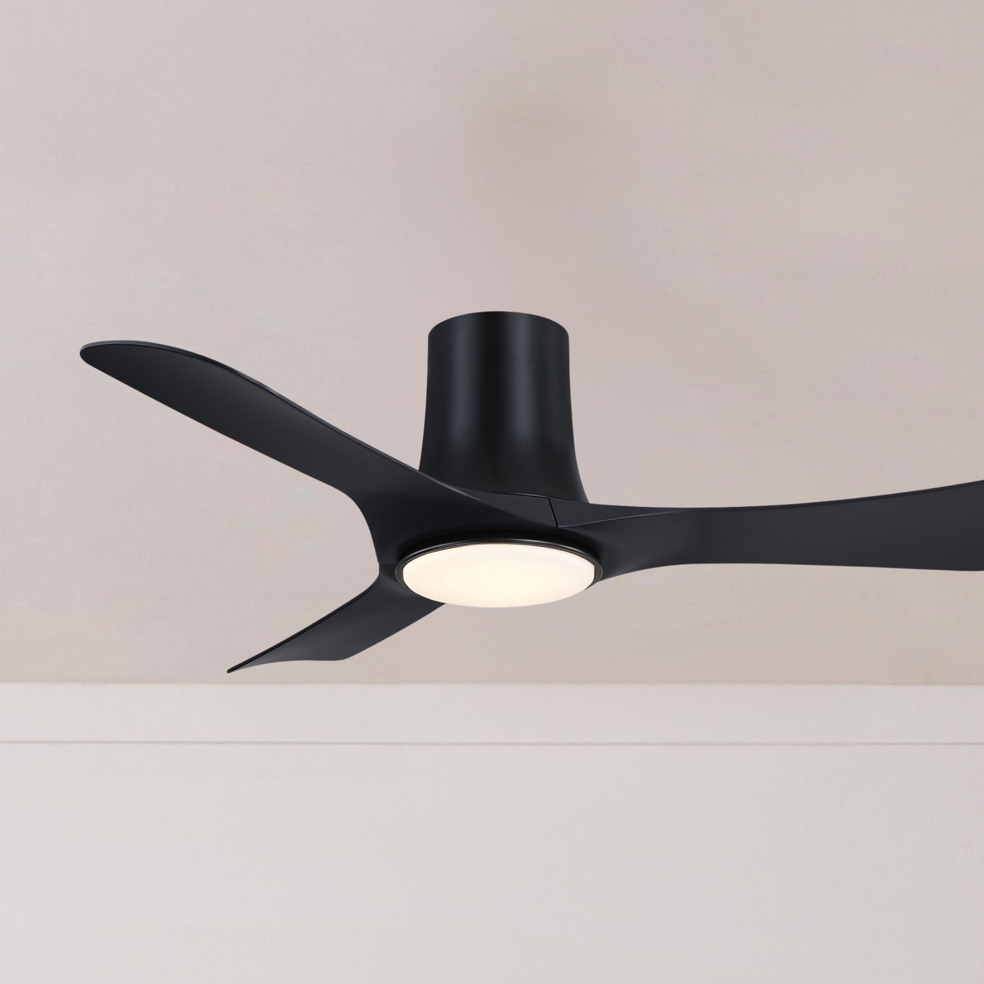 Fanimation Corke Flush Mount Ceiling Fan with LED Light DC Motor