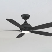 Doren 52" Black LED Ceiling Fan with Remote