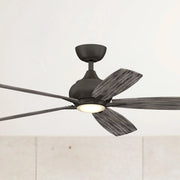 Doren 52" Matte Greige LED Ceiling Fan with Remote