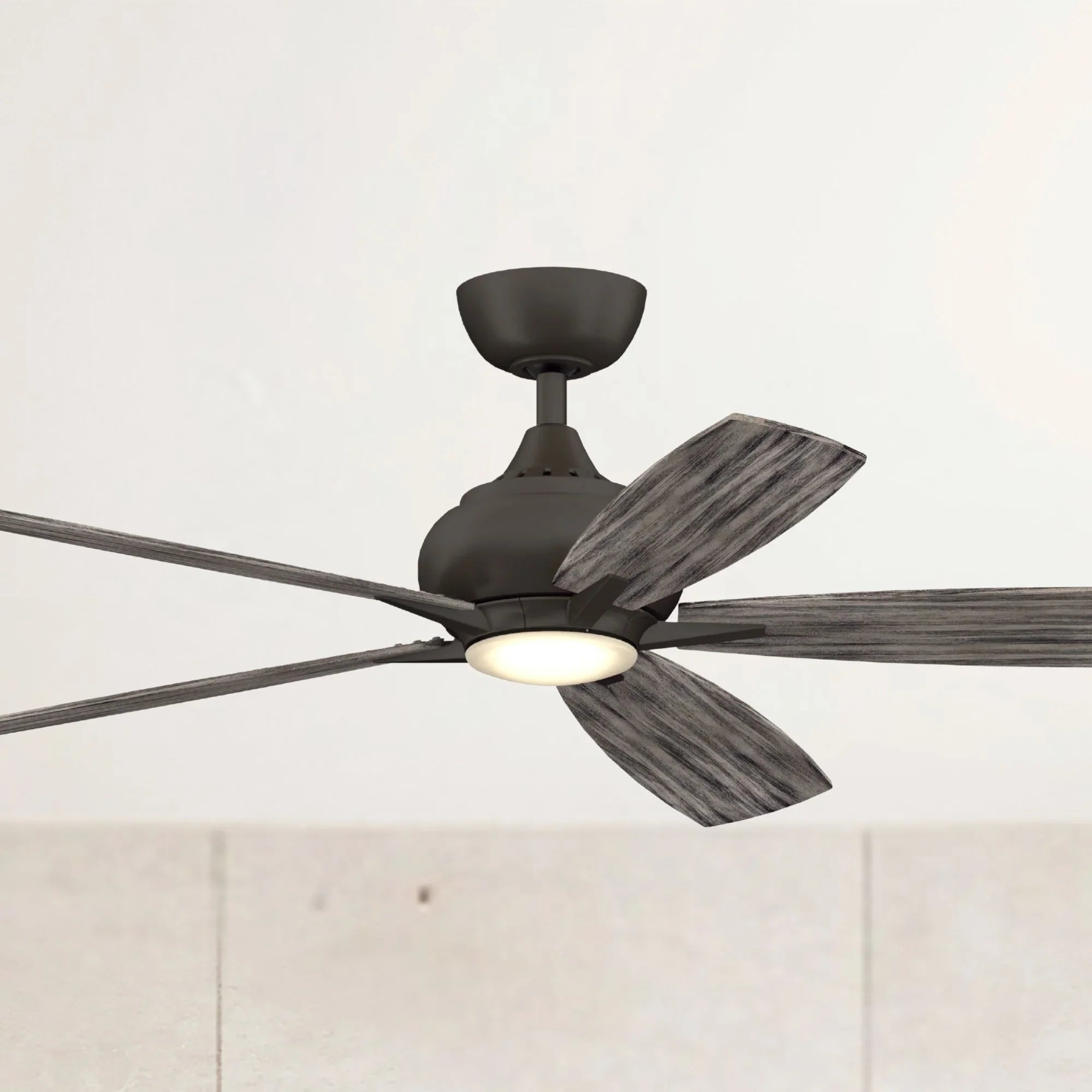 Doren 52" Matte Greige LED Ceiling Fan with Remote