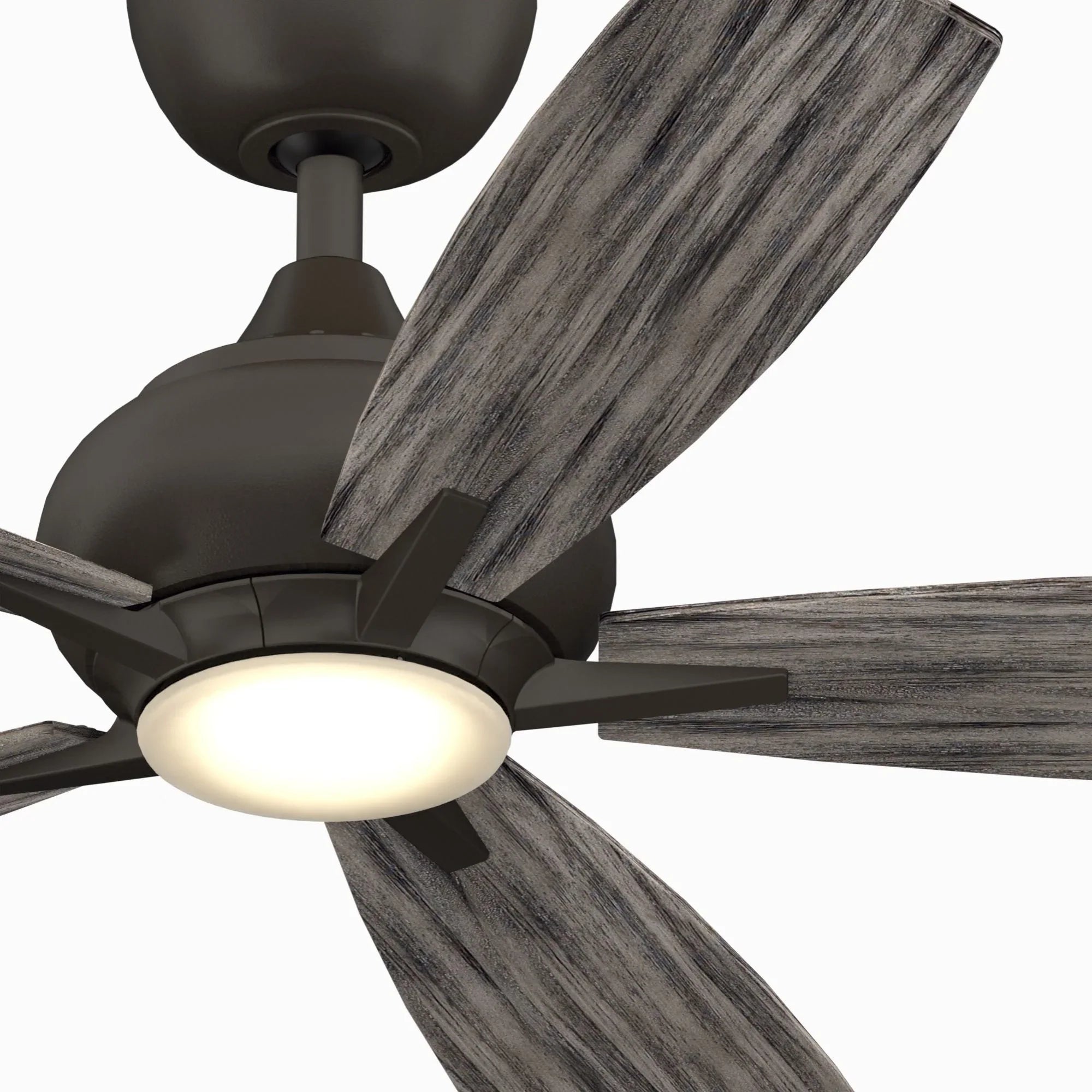 Doren 52" Matte Greige LED Ceiling Fan with Remote