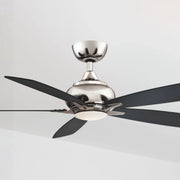 Doren 52" Polished Nickel LED Ceiling Fan with Remote