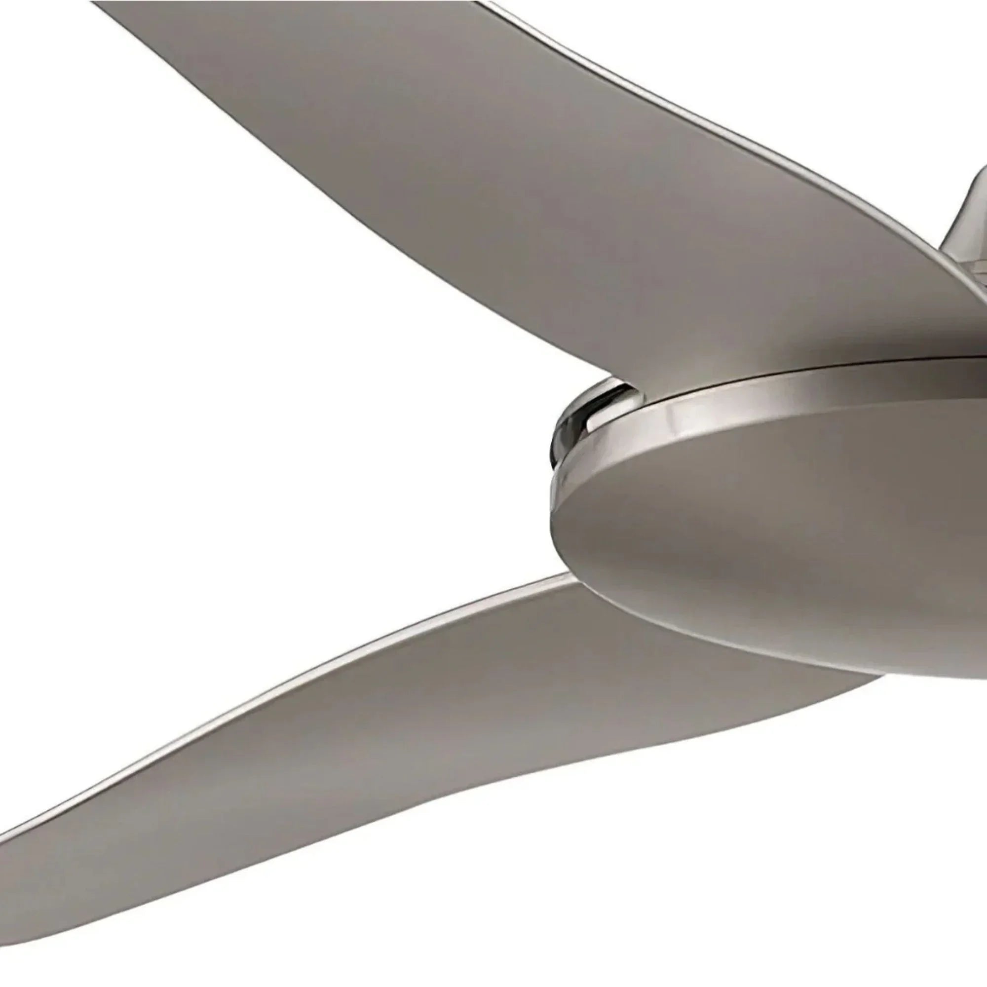 GlideAire 52" Brushed Nickel Modern Ceiling Fan with Remote