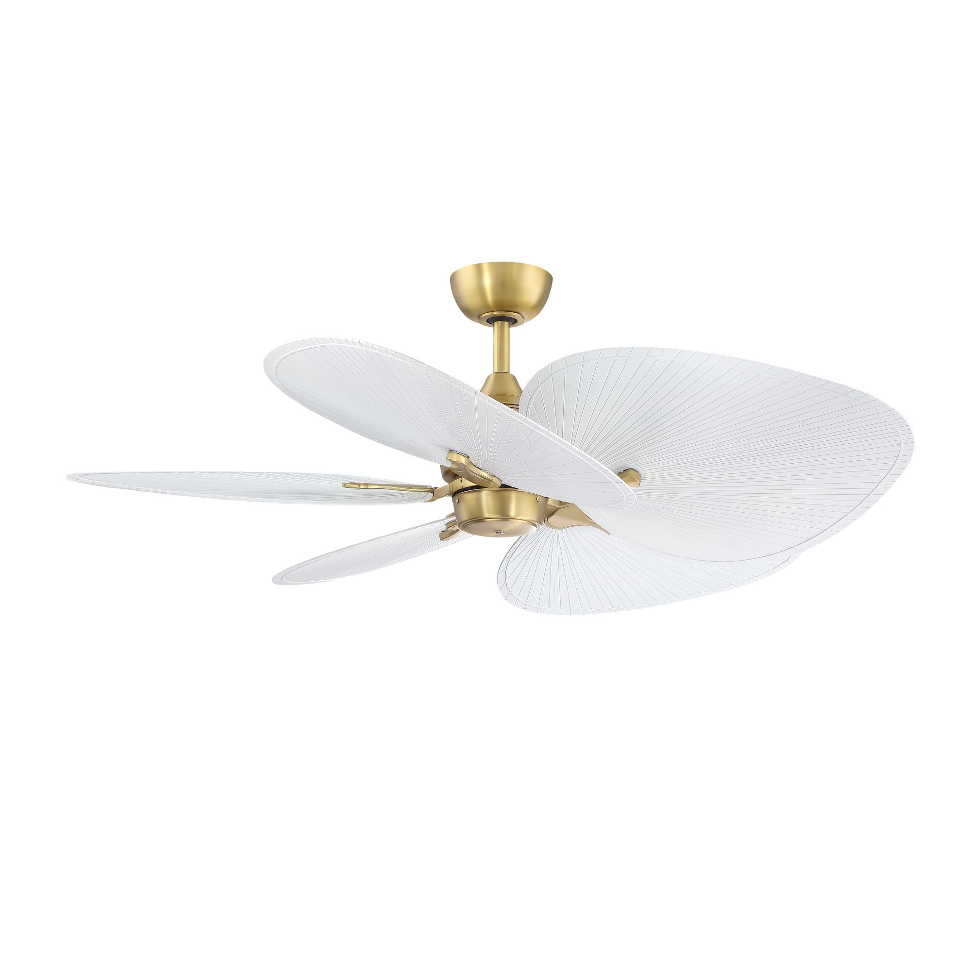 Islander DC 52" Brushed Satin Brass Ceiling Fan Motor, Blades Sold Separately