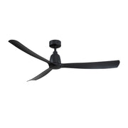 Kute 60" Black Modern Ceiling Fan with Remote